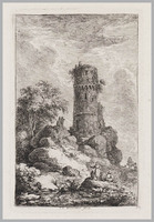 KG 13644
<br/>
Toren niet ver van Bolzano
<br/>
<em>Weirotter, François Edmund (1730-1771)</em>